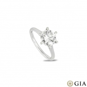 Platinum Round Brilliant Cut Diamond 2.06ct I/VS1 Platinum Round Brilliant Cut Diamond 2.06ct I/VS1